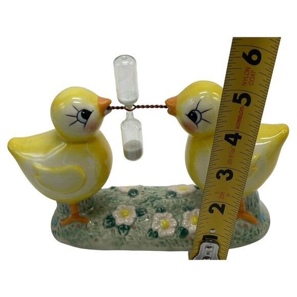 Cracker Barrel Porcelain Kitchen 3-minute Egg Timer-2 Chickens RARE - Picture 13 of 16
